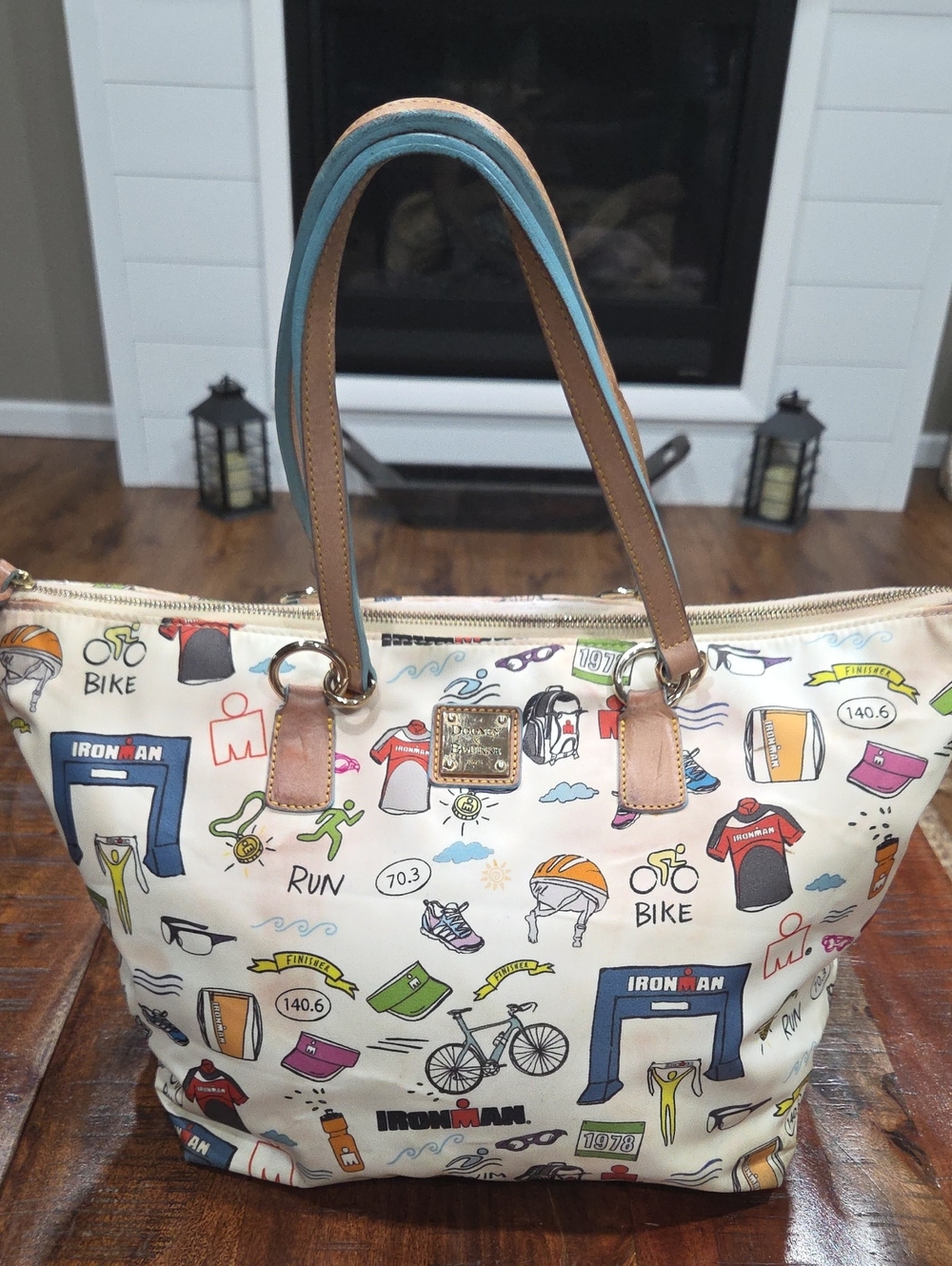 Dooney & Burke Rare Ironman Collectible Tote